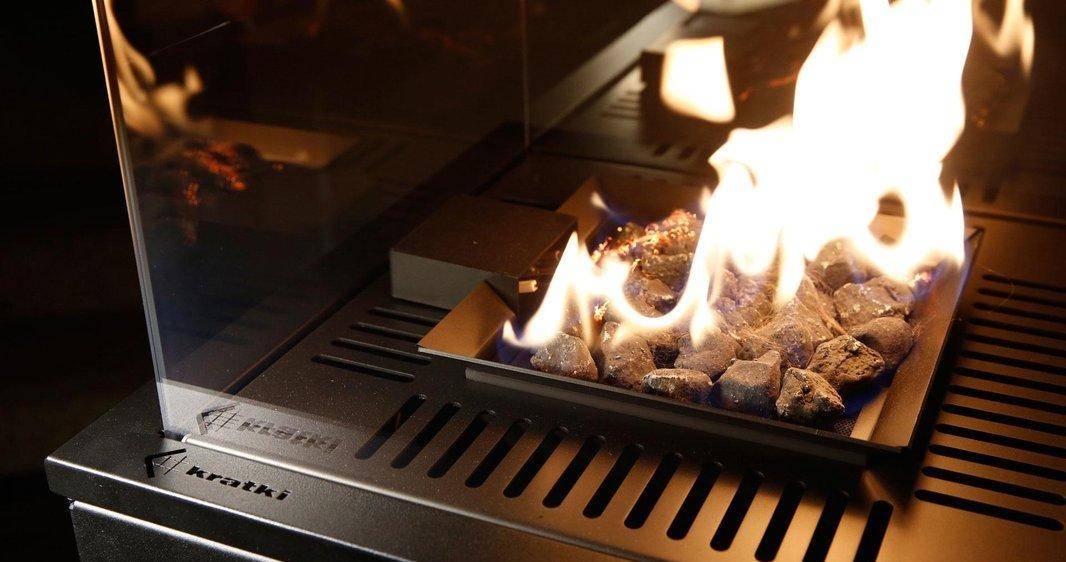 Газовый нагреватель Kratki PATIO/M/G31/37Mbar/Q/O/G, Oxide Grigio, с пультом управления