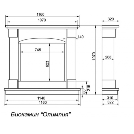 Биокамин FireBird Олимпия Биокамин FireBird Олимпия по цене 74 800 руб.