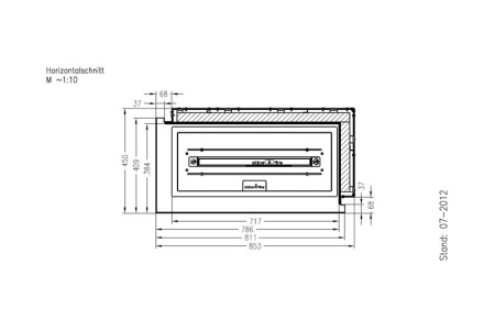 Встраиваемый биокамин Spartherm ebios-fire 2L чёрный по цене 262 600 руб.