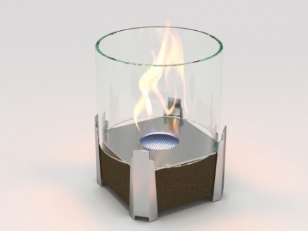 Настольный биокамин Lux Fire "Рондо" S Бронза по цене 12 760 руб.