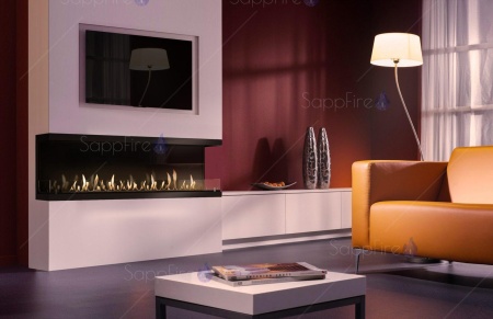 Встраиваемый торцевой очаг 1400 SappFire по цене 62 600 руб.