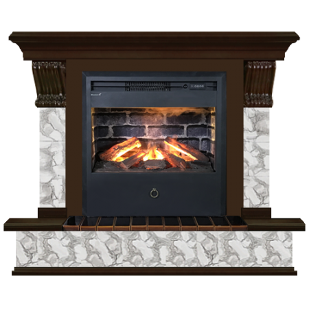 Панорама карелия (темный дуб)+Samba 3D