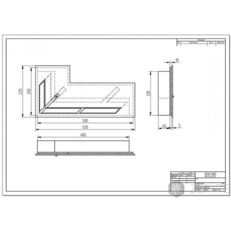 Прямоугольный контейнер ZeFire угловой 500 по цене 49 000 руб.